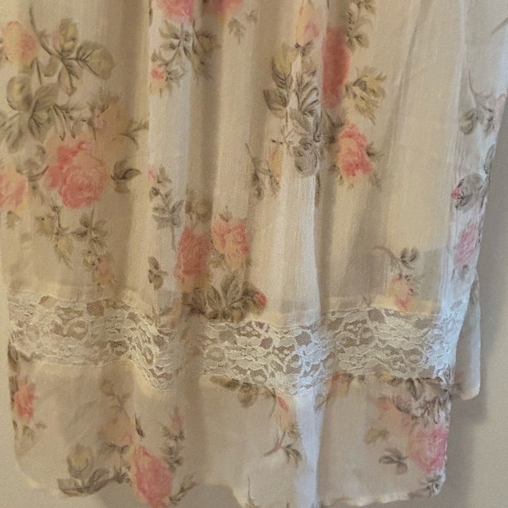 Band of Gypsies Cream Sundress with Spaghetti Straps Size L - Picture 7 of 10